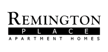 Logo for Remington Place Apartment Homes with elegant typography.