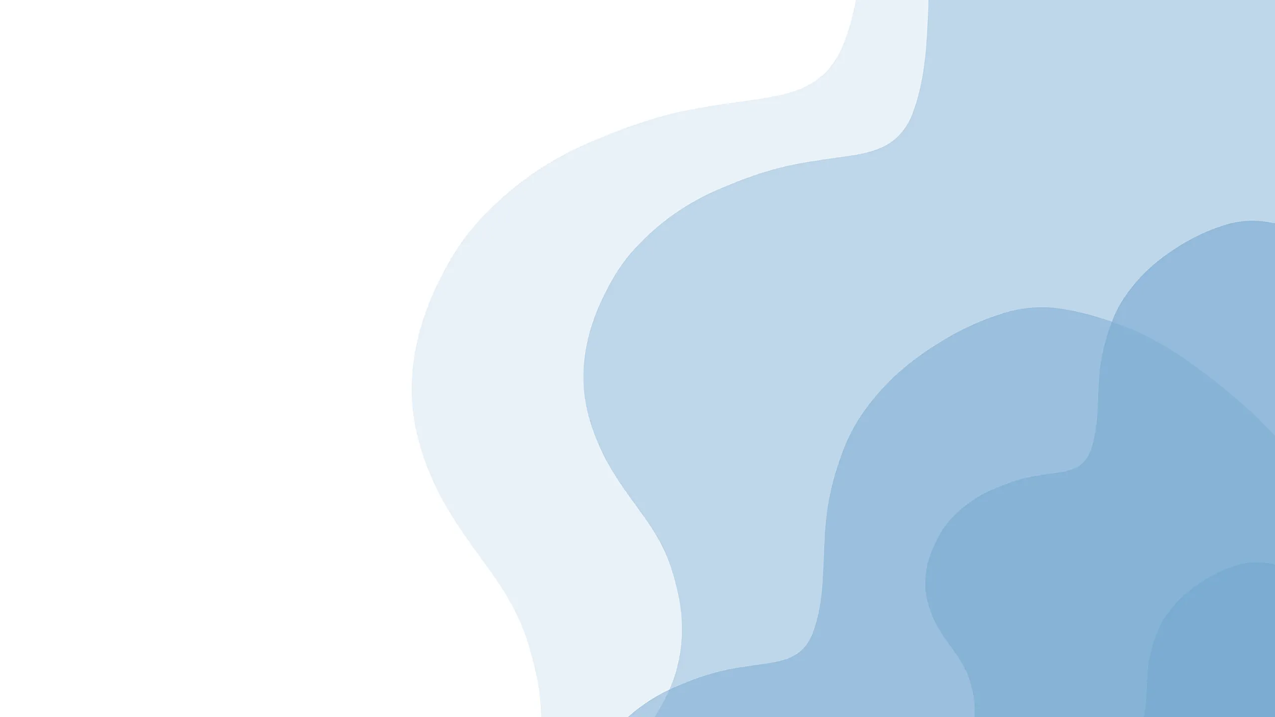Abstract blue gradient wave pattern creating a calming and modern aesthetic.