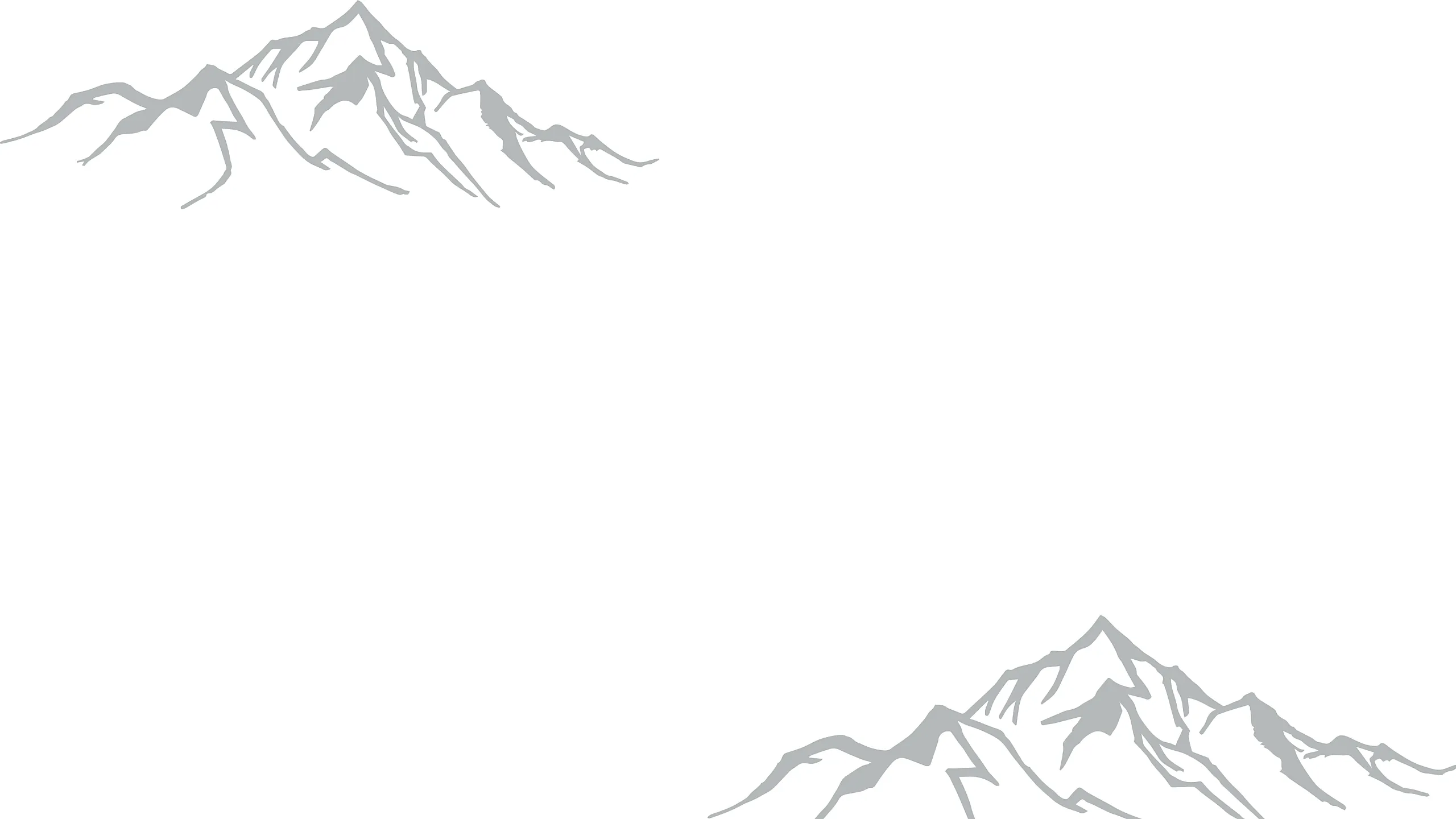 Elegant mountain-themed art with stylized grey peaks, exuding a serene and minimalist aesthetic.