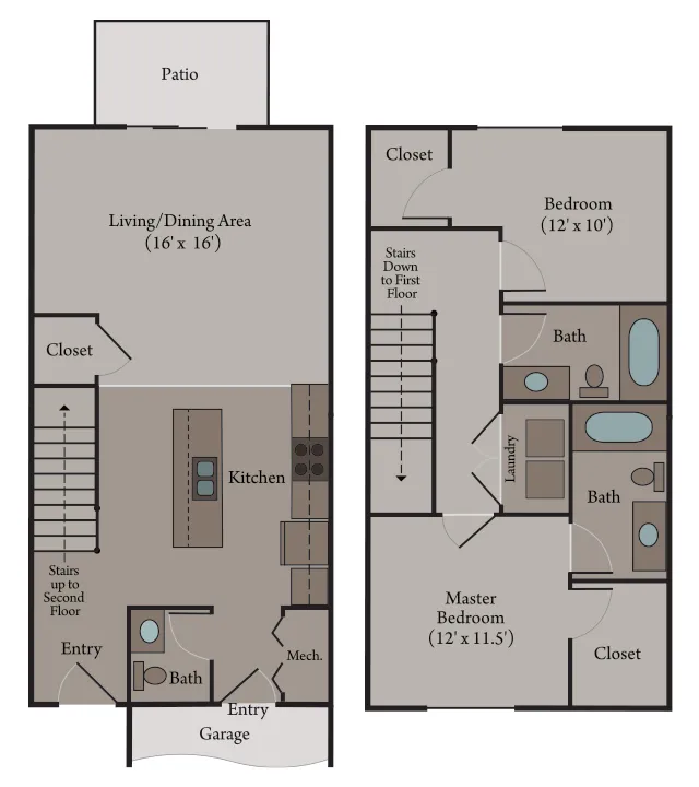 Modena 2x2.5 Townhouse