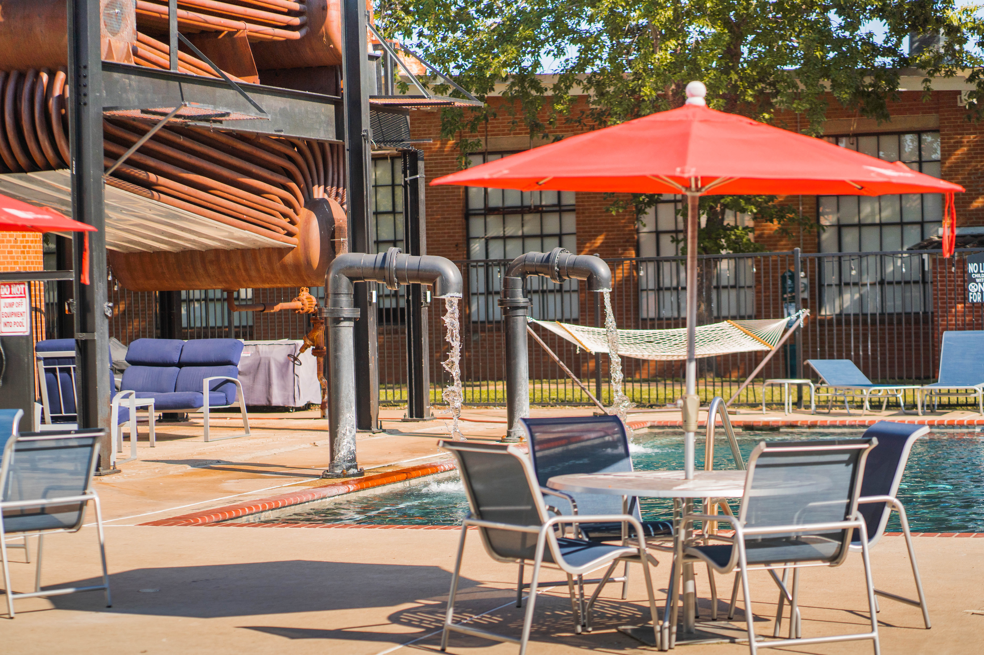 Poolside Lounge in Upscale Student Community