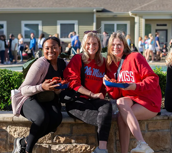 Vibrant community gathering with cheerful people enjoying an outdoor event near charming houses, highlighting a welcoming neighborhood atmosphere.