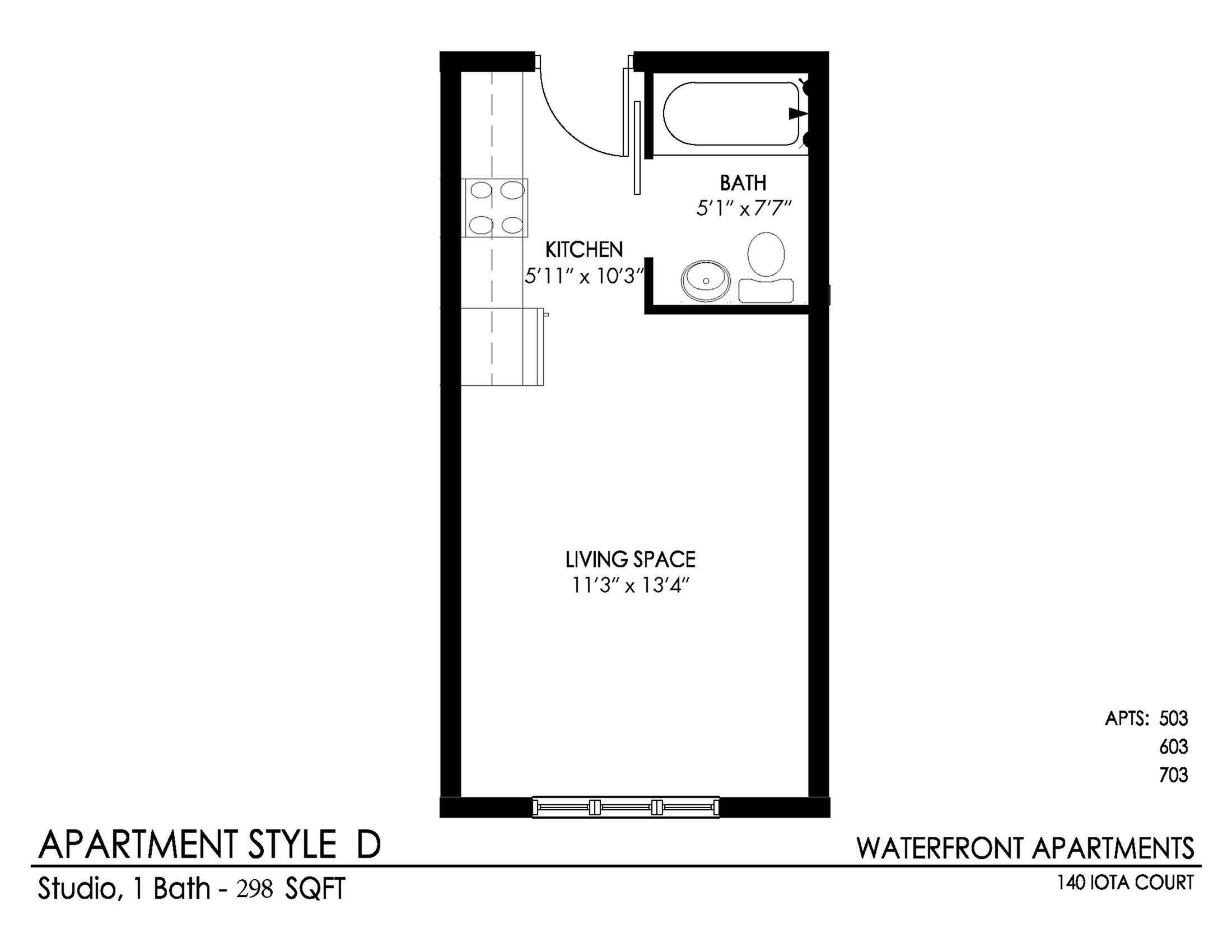 Studio- D floor plan
