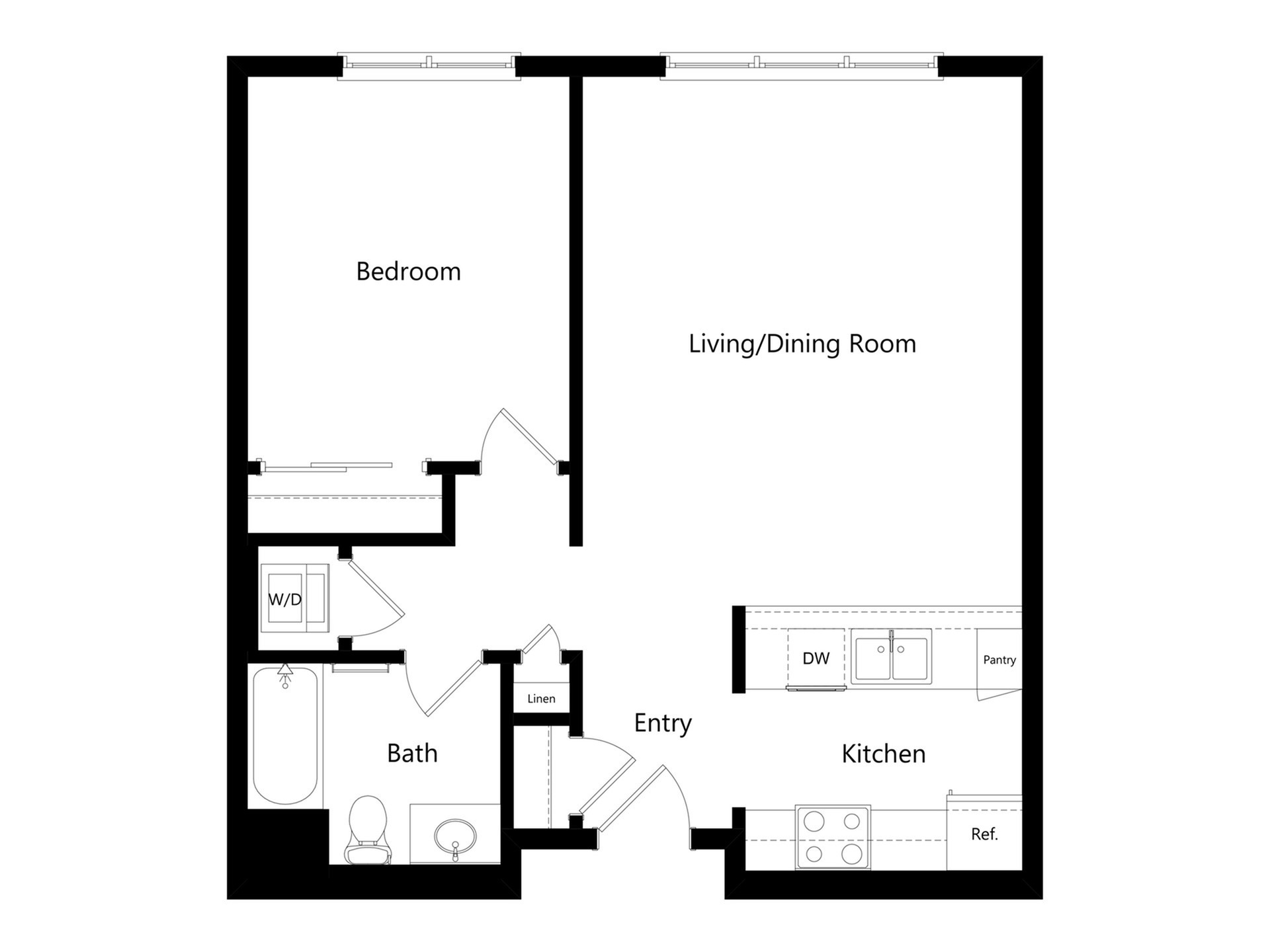 The Mix at CTR | CA1 Floor Plan