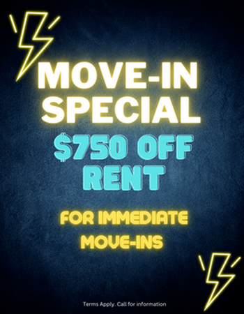 Special Available on One Bedrooms Only! Must move in by Nov. 30th
