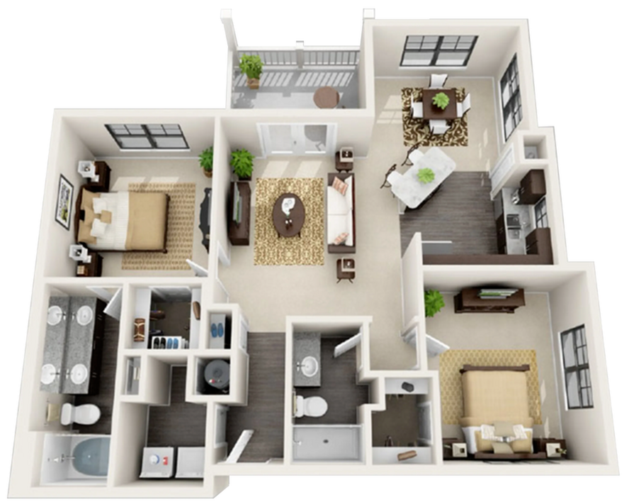 The San Antonio - 1094 sqft.