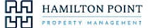 Hamilton Point Property Management logo featuring a geometric design and elegant typography.