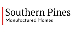 Southern Pines Manufactured Homes logo with a sleek and modern design.