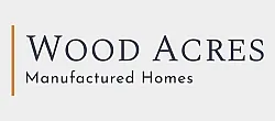 Elegant logo of Wood Acres Manufactured Homes featuring modern typography and a sleek design.