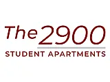 Modern logo design for The 2900 Student Apartments featuring sleek typography and a professional layout.