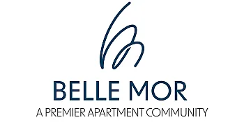 Elegant Belle Mor logo, representing a premier apartment community.