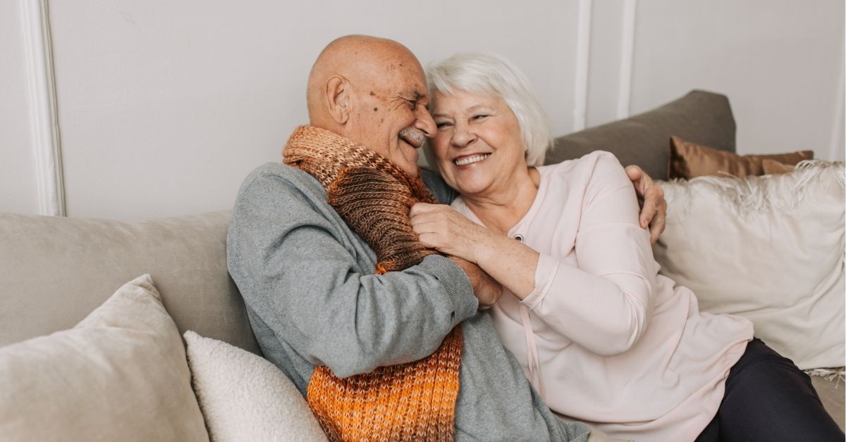 couple of seniors in independent living