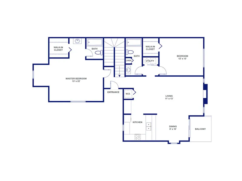 Two Bedroom Two Bath