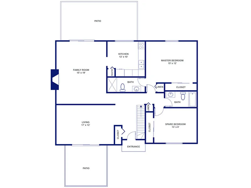 Two Bedroom Two Bath