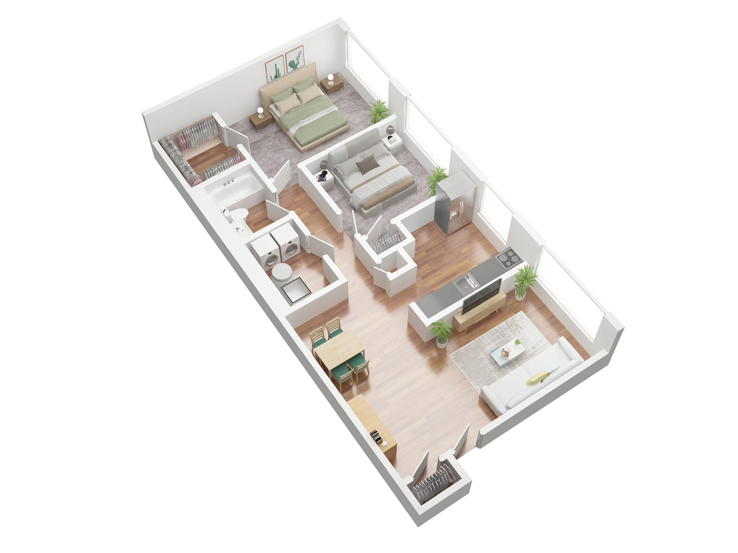 two bedroom