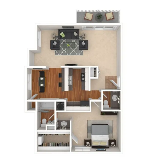 One bedroom One bath