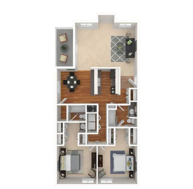 Two Bedroom Two Bath