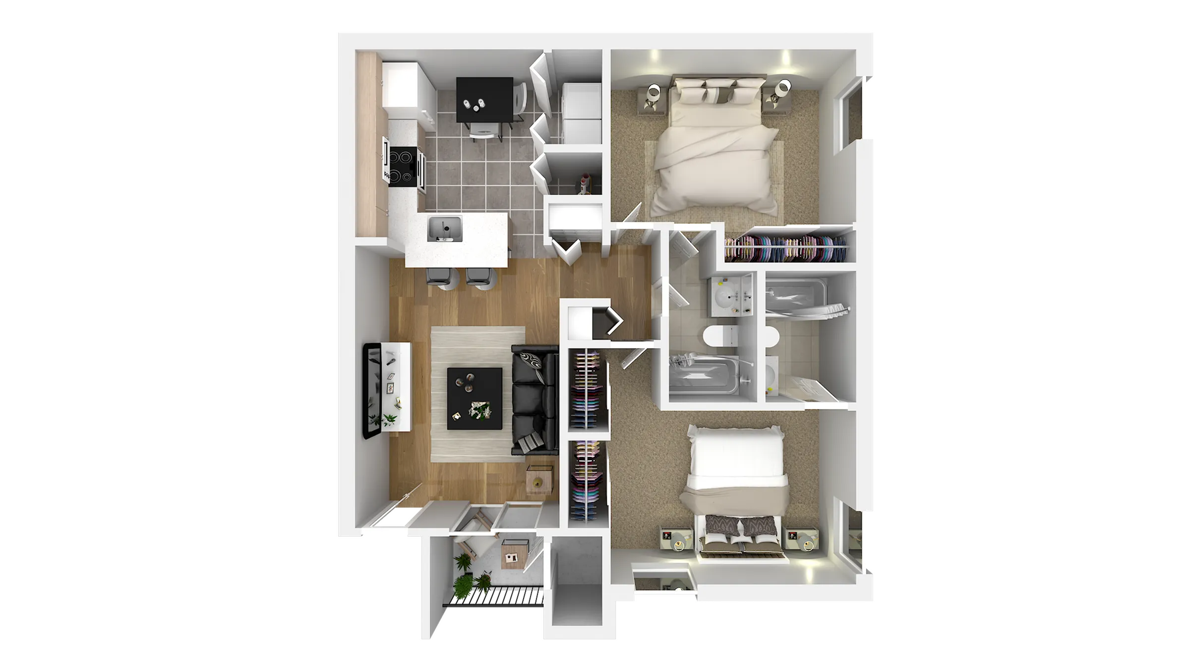 Two Bedroom Two Bath