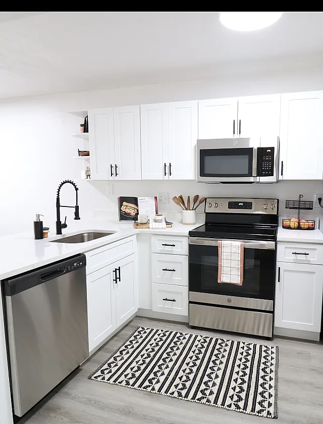 picture of renovated model kitchen