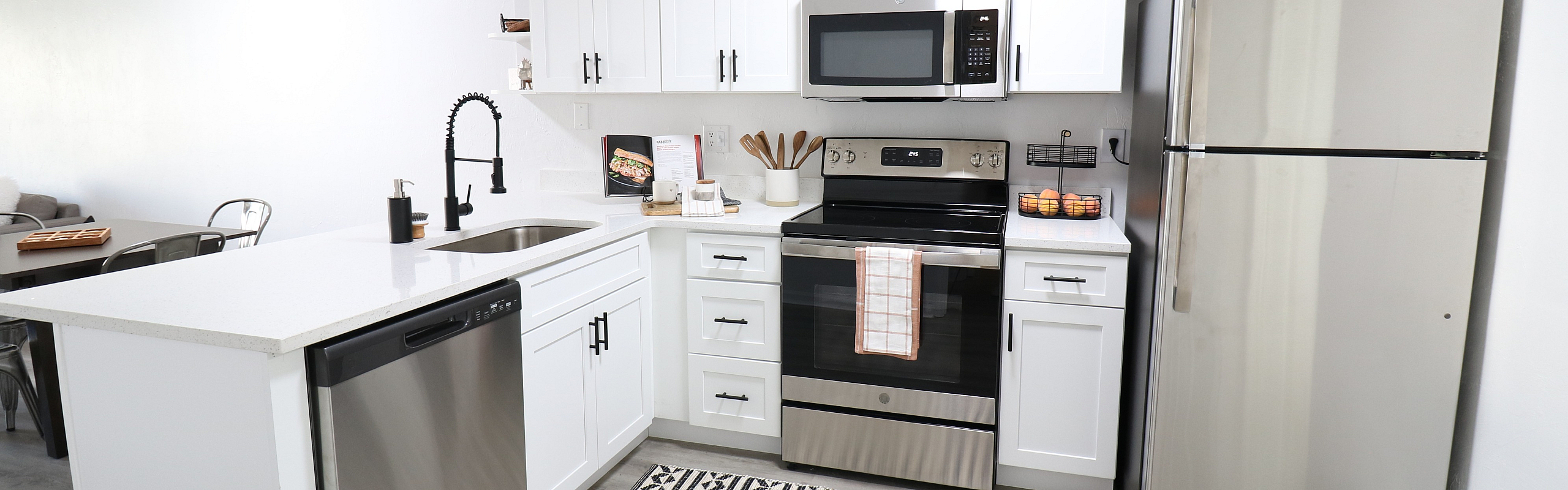 picture of renovated model kitchen