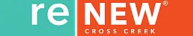 logo that says renew cross creek
