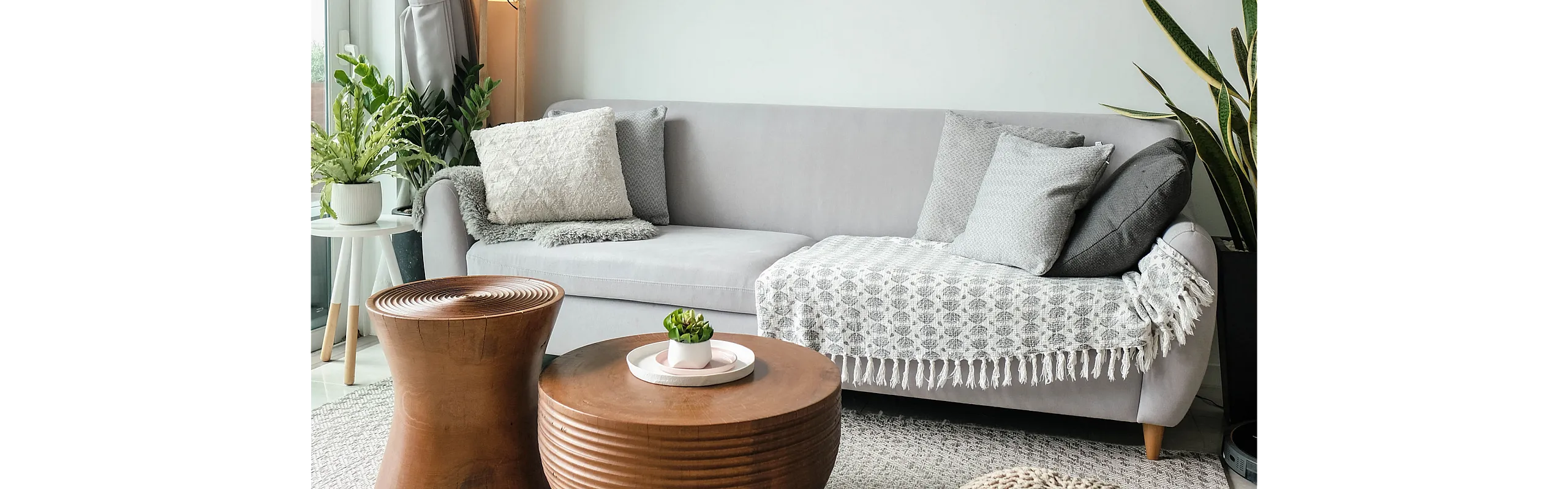 Couch and table