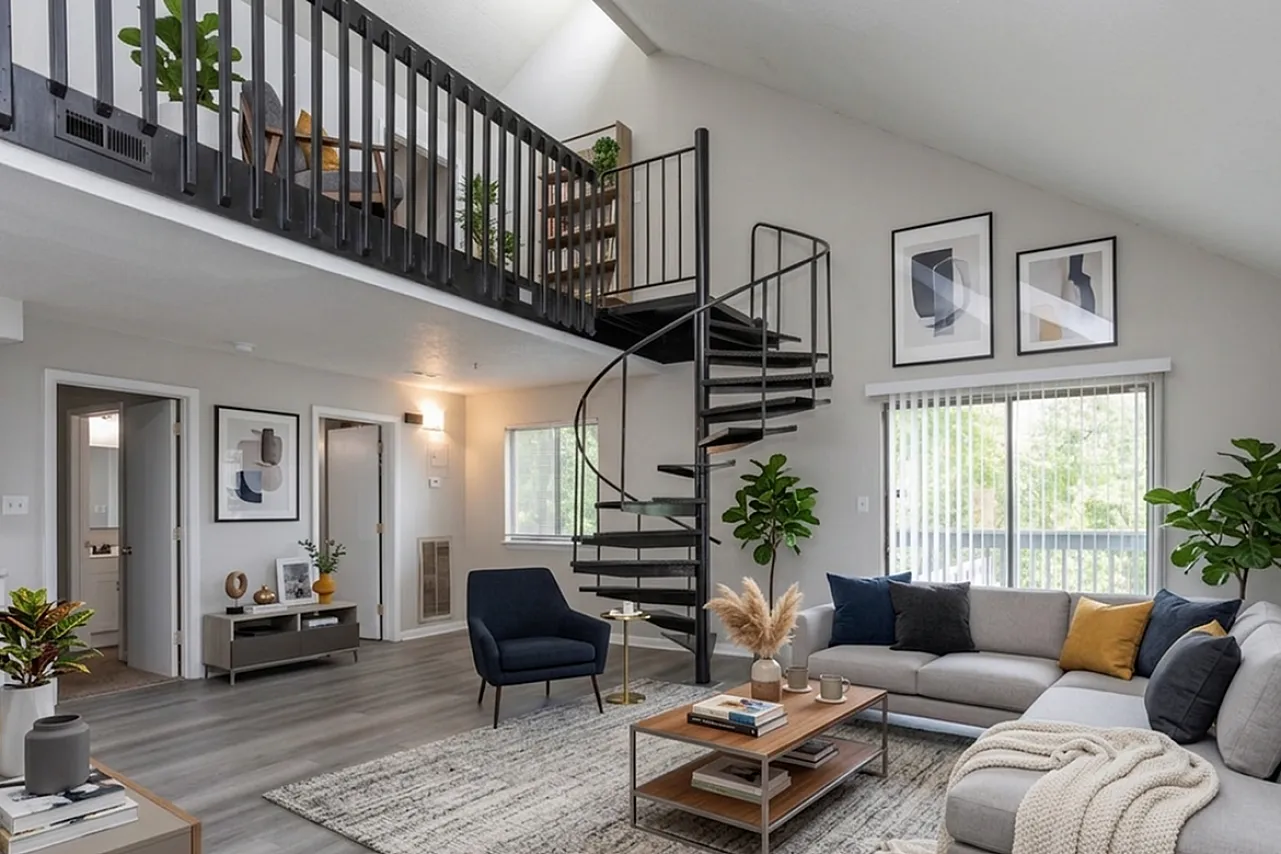 Brookside renovated loft