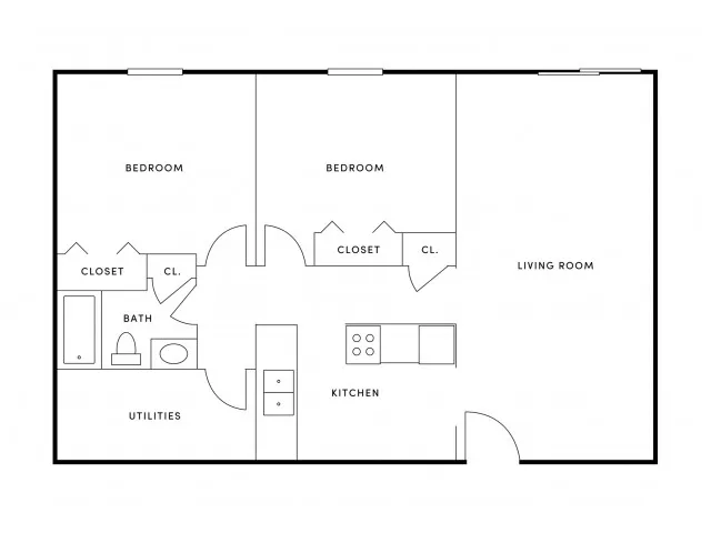 The Flats on Kimberly - 2 BR - Premium