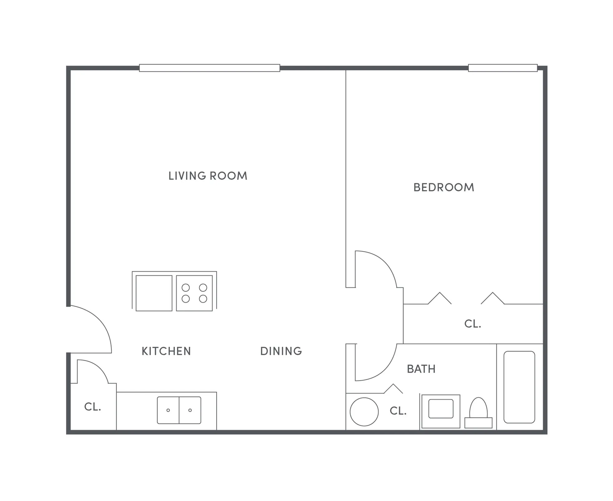 Jackman Grove&mdash;1 Bedroom