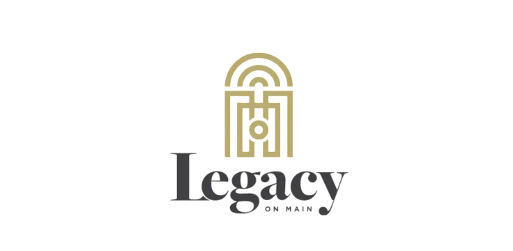 Elegant Legacy on Main logo with a stylish gold emblem emphasizing sophistication and class.