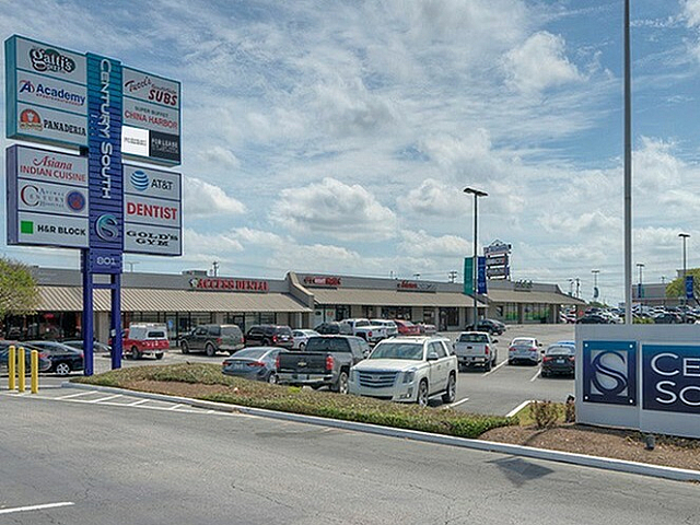 View of Signage in shopping area