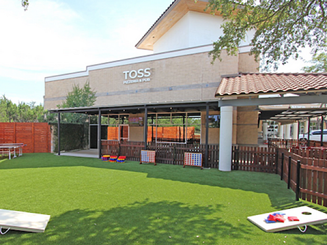 outdoor space at restaurant