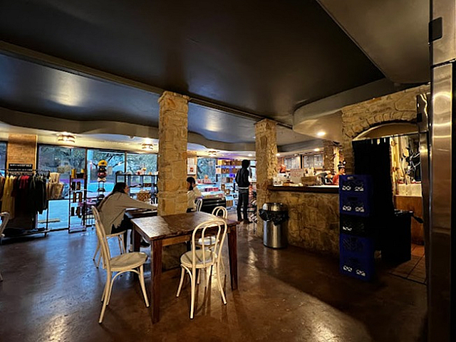 seating area in coffee shop