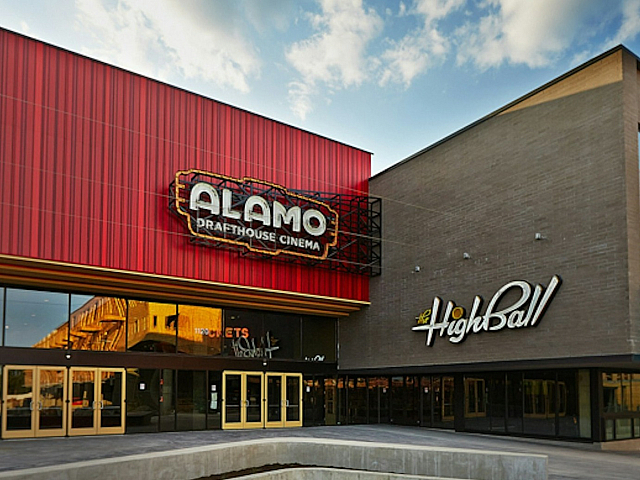 View of theaters entrance