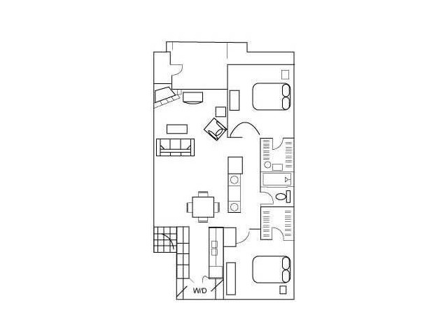 Floor Plan 4 | Apartment For Rent In Austin Texas | Barton\'s Mill