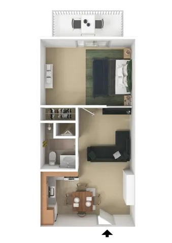 Studio | 400 sqft