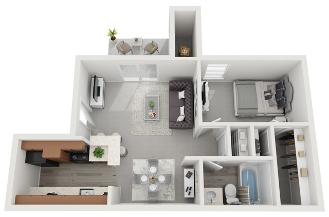 One Bedroom | 676 sqft