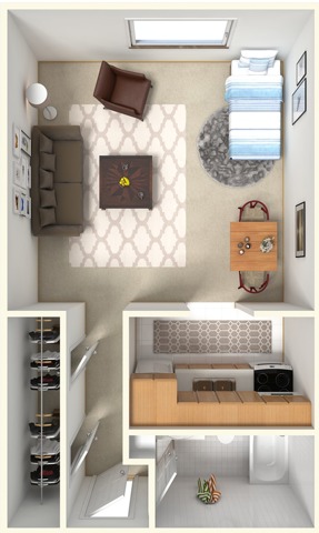 Studio | 375 sqft