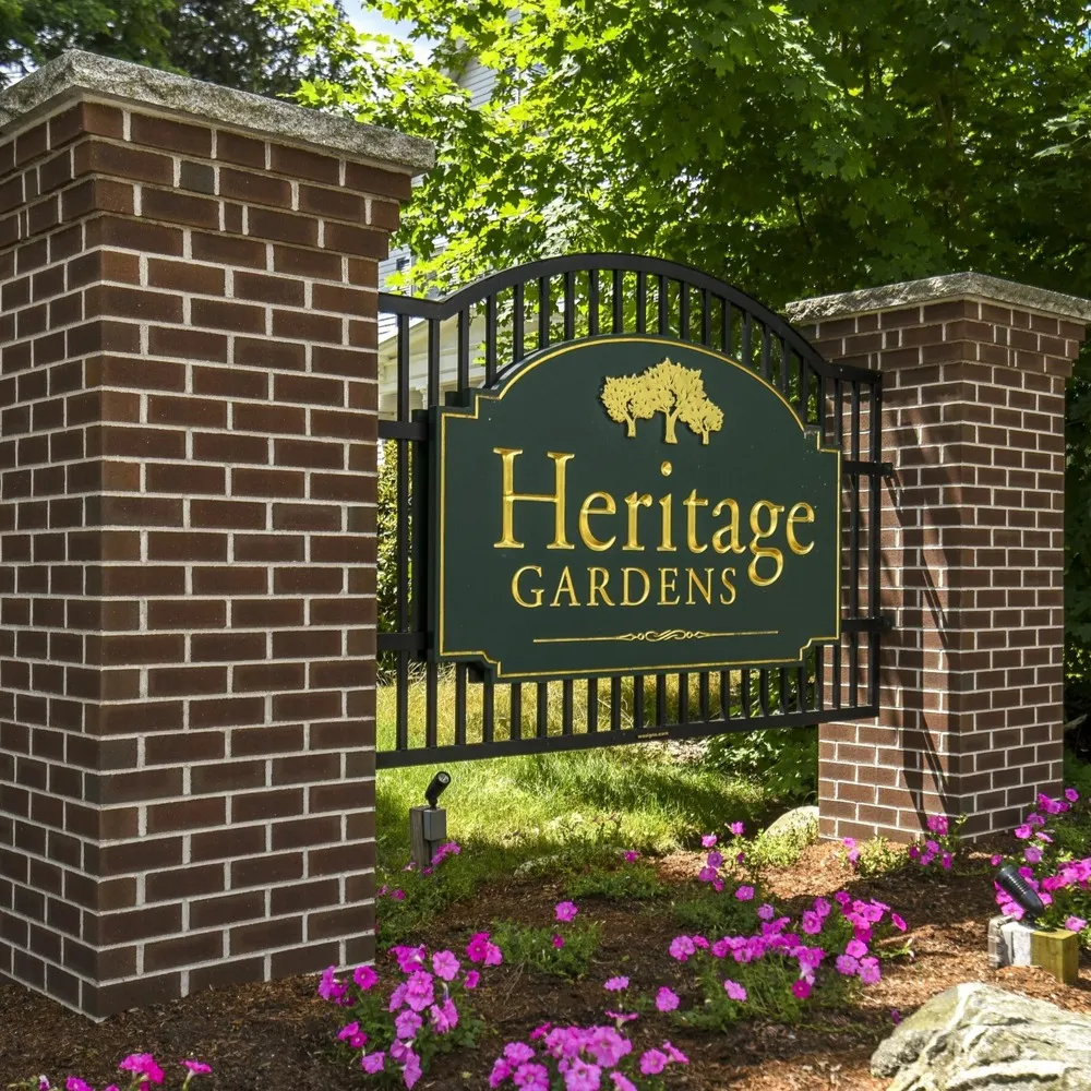 Heritage Gardens community sign