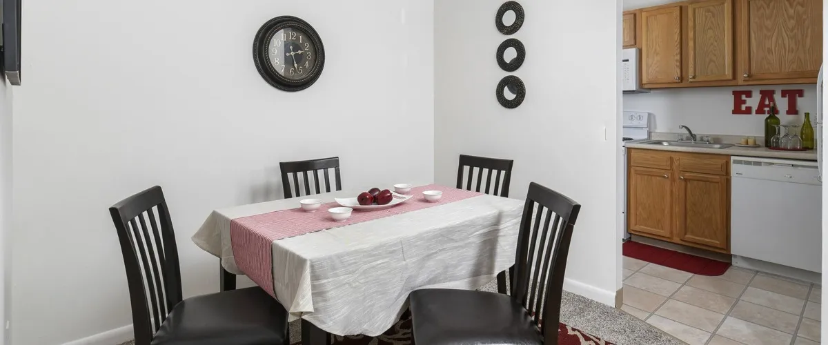 Kitchen and dining room