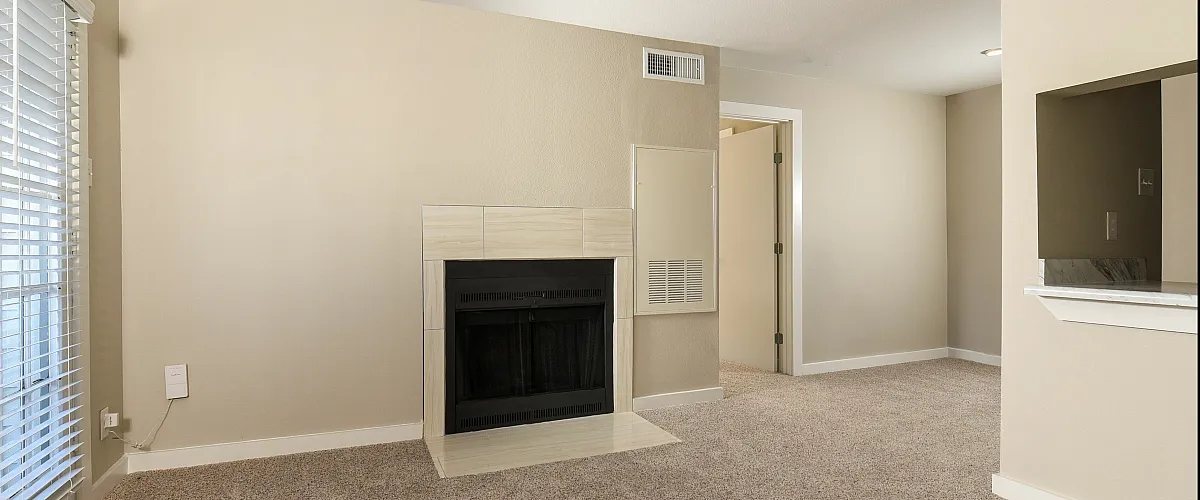 1 bedroom designer home with fireplace