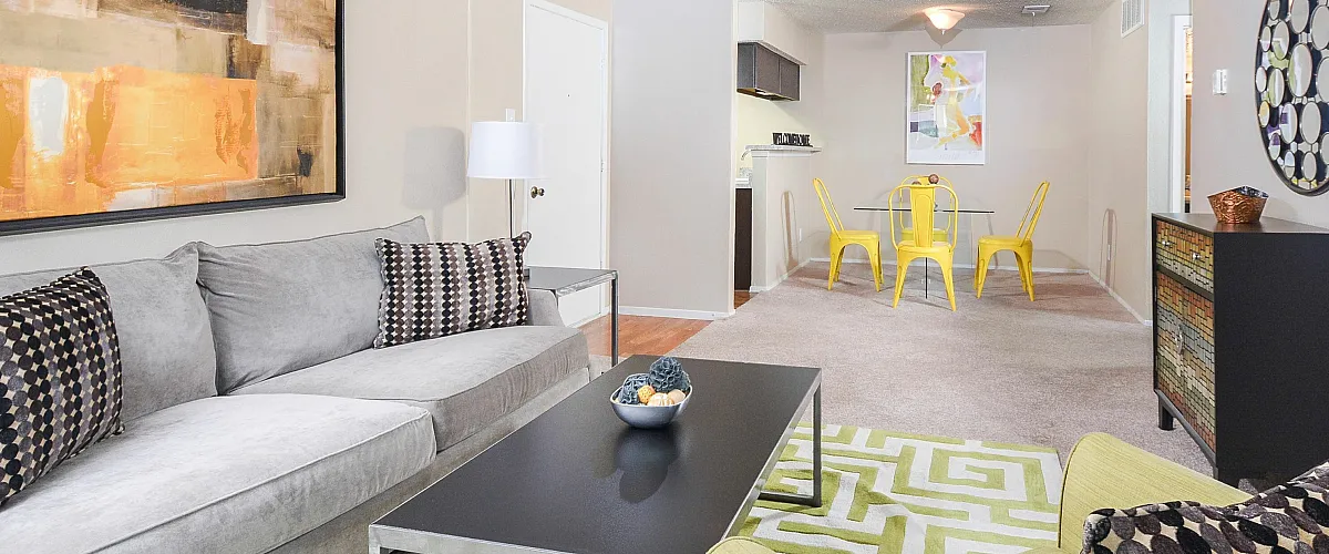 Living and dining area