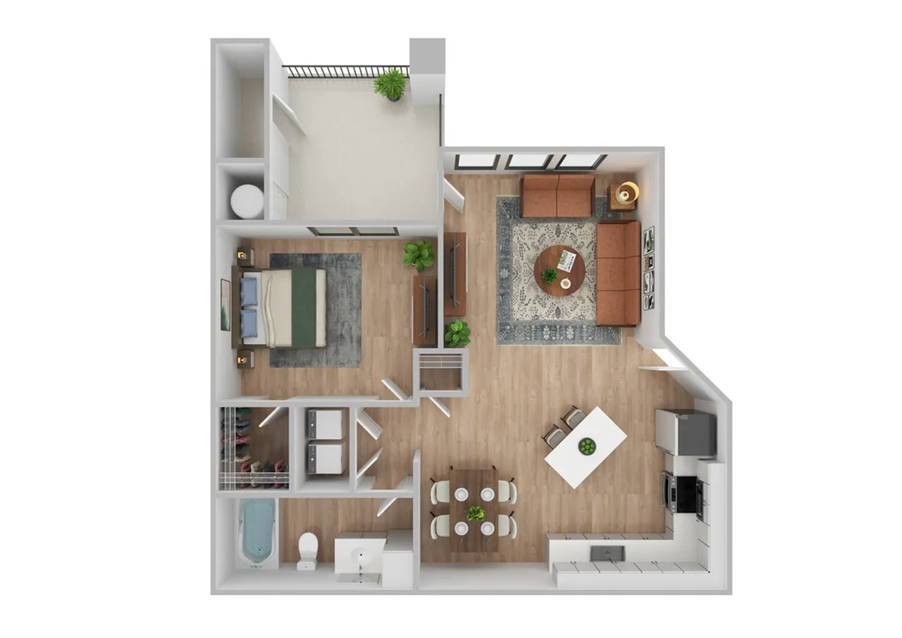 Black Pine Renovated Floor Plan Image