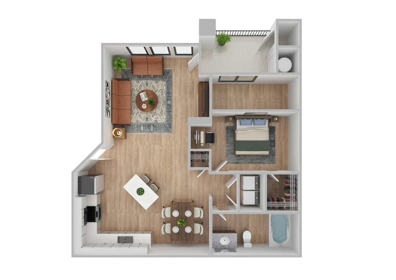 Spruce Renovated Floor Plan Image