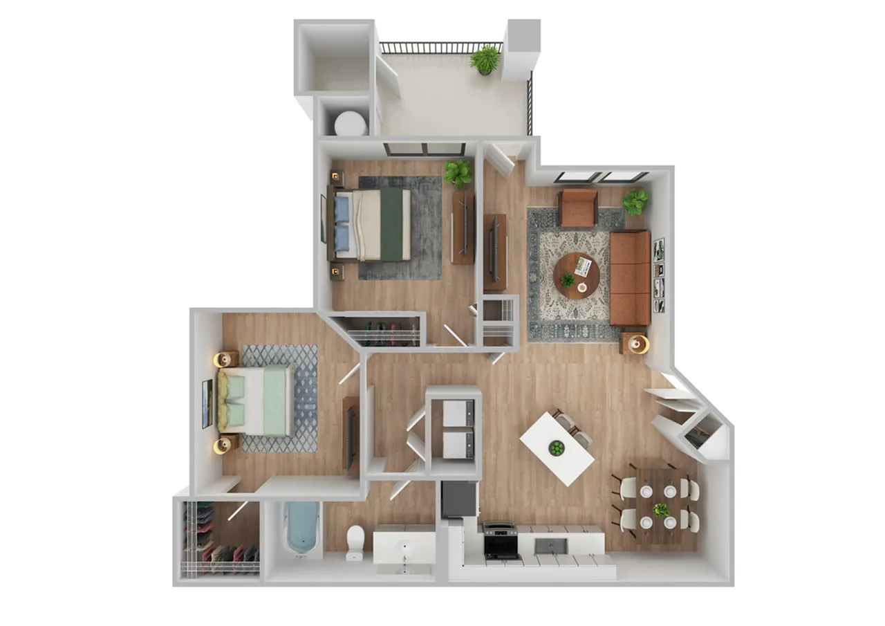 Cottonwood Renovated Floor Plan Image