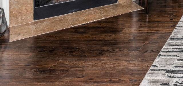 Hardwood-Style Flooring in Living Area