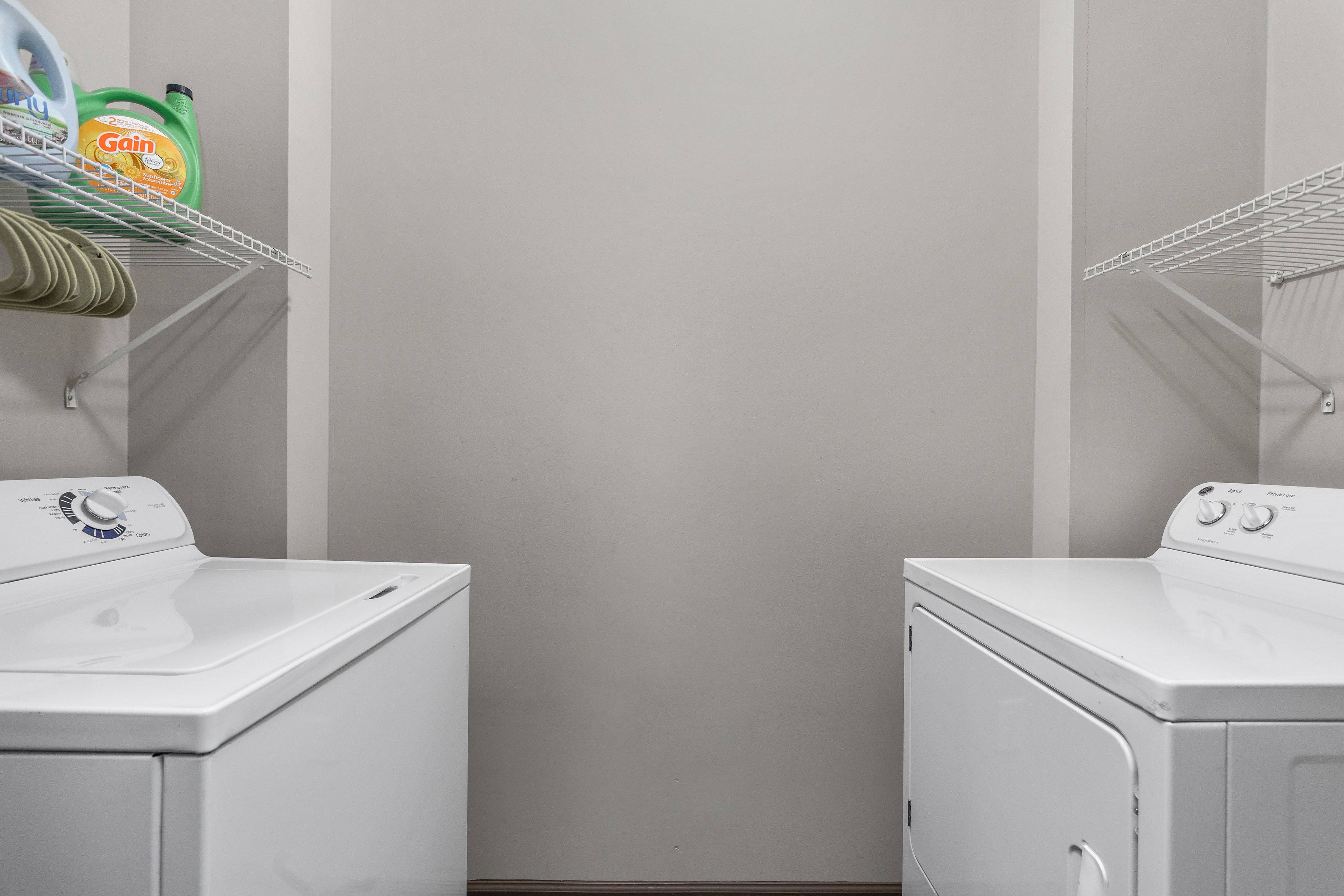 Full Size Washer and Dryer