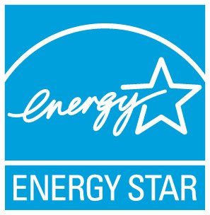 Certified Energy Star logo highlighting eco-friendly and energy-efficient standards.
