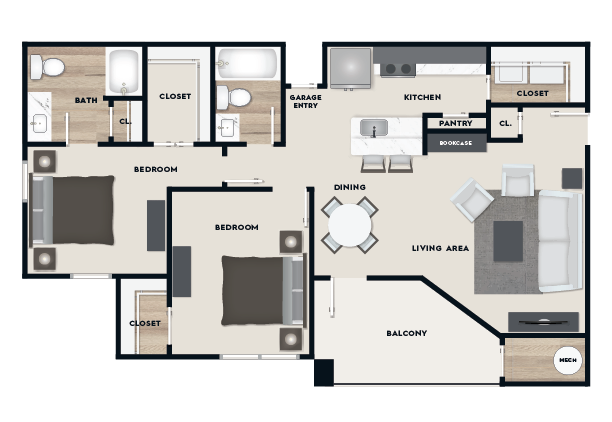 B2 Floorplan Layout