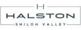 Elegant Halston Shiloh Valley logo with modern typography and sleek design.
